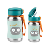 Copo Aço Inoxidável Skip Hop Sparks Robô 350ml