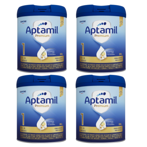 4 Latas Aptamil Premium 1 800g
