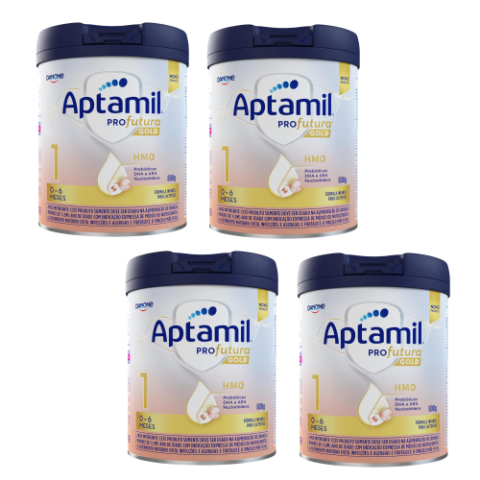 4 Latas Aptamil Profutura Gold 1 800g
