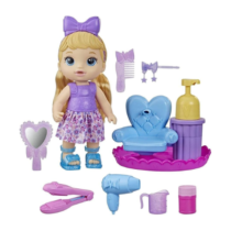 Baby Alive Bebê Sudsy Styling Cabelos Loiros