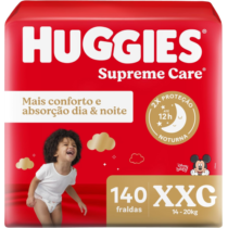 Huggies Fralda Supreme Care XXG 140 Unidades