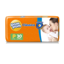 Fralda Pom Pom Clássica P 30 Unidades