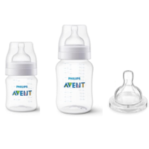Kit Philips Avent Mamadeira Anticolic 260ml + 125ml + Bico Extra