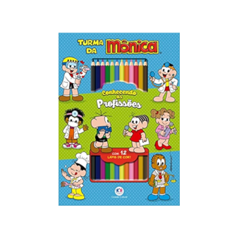 Livro Turma da Mônica Conhecendo as profissões