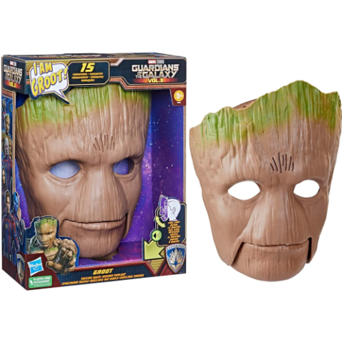 Máscara Sonora do Groot Marvel