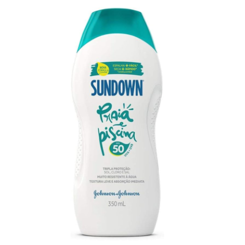 Protetor Solar Johnson’s Sundown Praia E Piscina Fps 50 350ml