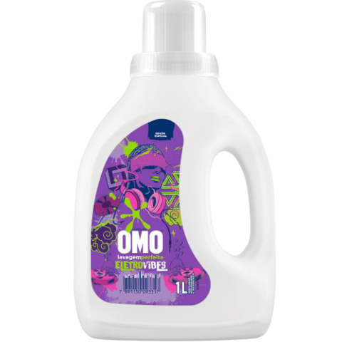 Sabão Líquido Omo Lavagem Perfeita Eletro Vibes 1L