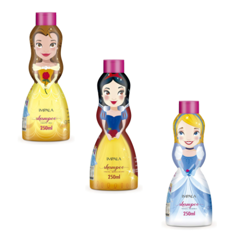 Shampoo Princesas Impala Cosmeticos 250ml