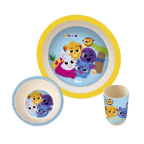 Kit de Refeição Bolofofos com 3 Peças Zoop Toys
