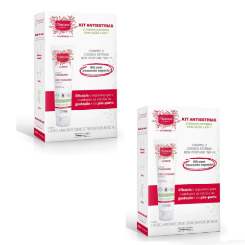 2 Packs Kit Cremes Antiestrias Mustela Maternité 150ml