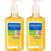 2 Unidades Sabonete Líquido Granado Bebê Tradicional 250ml
