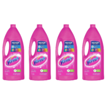 4 Unidades Vanish Tira Manchas Líquido Roupas Coloridas 1.5L