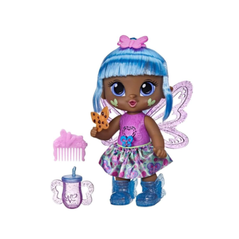 Boneca Baby Alive Glo Pixies Sammie Shimmer que Brilha e com 20 Sons Hasbro