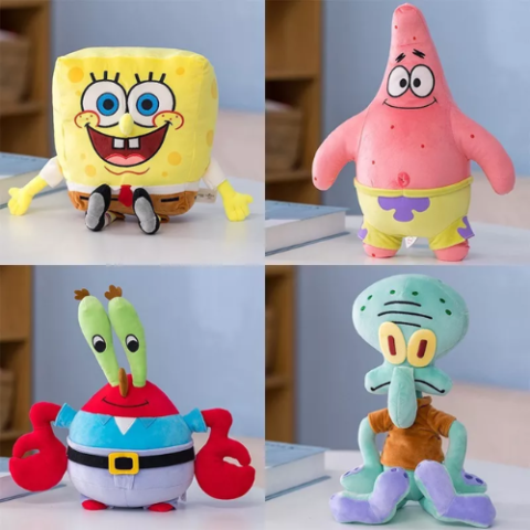 Bonecos Pelúcia Bob Esponja e seus Amigos Multikids com até 40% OFF