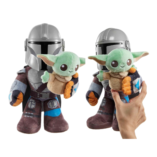 Conjunto de Pelúcia Mandalorian Baby Yoda Star Wars - Clubinho do Desconto