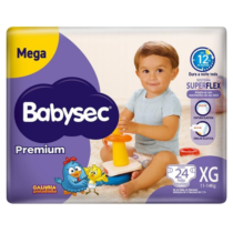 Fralda Babysec Galinha Pintadinha Premium XG 26 Unidades