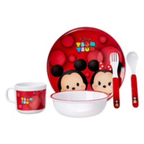 Jogo de Refeição Infantil Mickey e Minnie em Melamina Disney