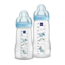 Kit 2 Mamadeiras MAM Easy Active Set de 270ml e 330ml Azul