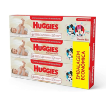 Kit 3 Unidades Huggies Cremes De Assaduras Supreme Care 80g