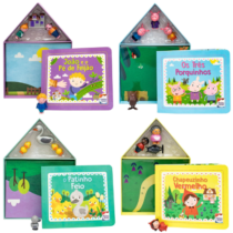 Livro Casinha de Contos com Miniaturas com até 53% OFF