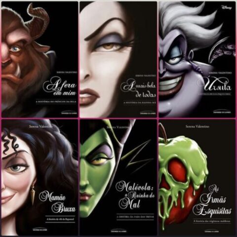 Livro Vilões Disney