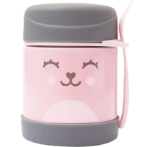 Pote Termico com Colher Gumy Rosa Buba