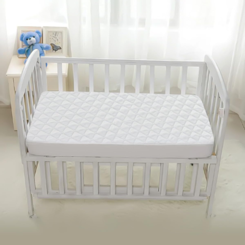 Protetor de Colchão Berço Padrão Americano Impermeavel com Elastico 070x130cm