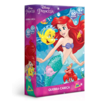 Quebra-cabeça Princesa Ariel 60 Peças