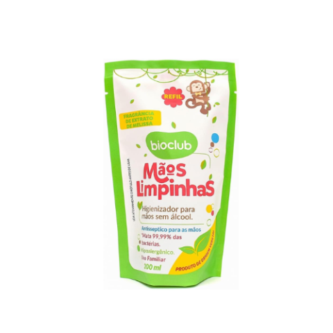 Sachê Higienizador Mãos Limpinhas BioClub 200ml