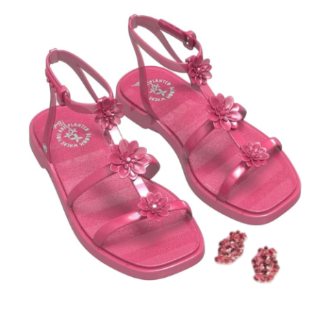 Sandália Grendene Kids Barbie Troca Enfeites