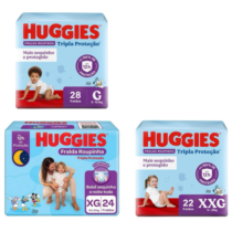Fralda Huggies Tripla Proteção Roupinha