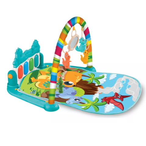 Tapete De Atividades Para Bebê Piano Funny Dino Maxi Baby