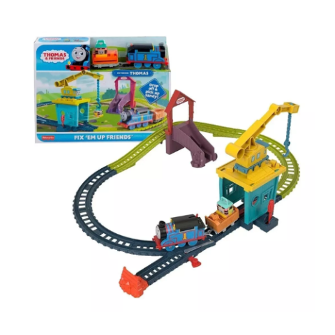 Thomas E Seus Amigos Motorizado Pista Carly E Sandy Mattel
