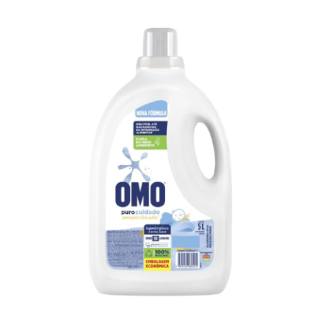 Sabão Líquido Omo Puro Cuidado 5L