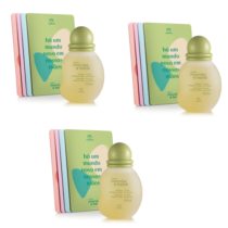 3 Unidades Óleo com Guias de Massagem Natura Mamãe e Bebê 100ml