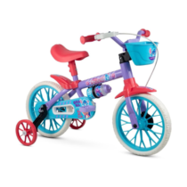 Bicicleta Aro 12 Com Rodinhas Do Stitch Disney Nathor