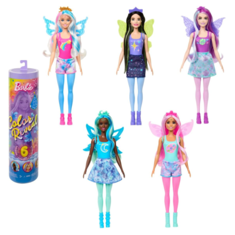Boneca Barbie Color Reveal Galáxia Arco-Íris