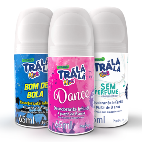 Desodorante Roll-On Infantil Trá Lá Lá Kids 65ml