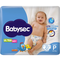 Fralda Babysec Babysec Ultrasec P 20 Unidades