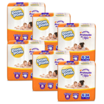 Fralda Pom Pom Protek G 144 Unidades