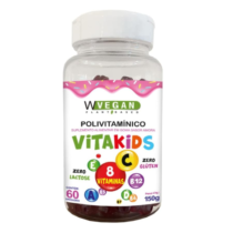 Gomas Vitaminadas Infantil WVegan VitaKids 60 Unidades