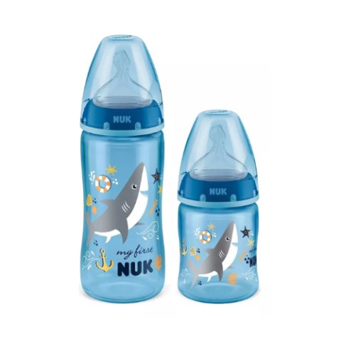 Kit 2 Mamadeira NUK My 1st 150/300ml First Choice Azul