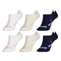 Kit 6 Pares Meia Infantil Puma Sapatilha Cano Curto Everyday Unissex