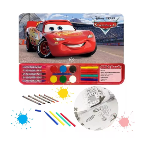 Livro De Atividades Giga Books Carros 3 Disney