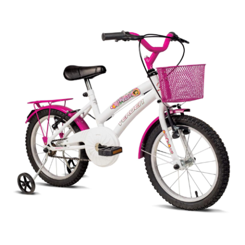 Bicicleta Aro 16 Breeze com Cestinha e Bagageiro Verden