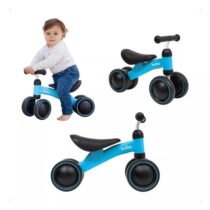 Bicicleta De Equilíbrio 4 Rodas Buba Azul