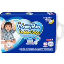 Fralda-Calça MamyPoko Premium Seca XG 52 Unidades