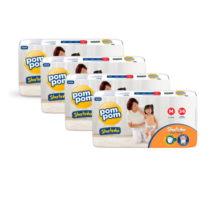 Fralda Pom Pom Shortinho M 136 Unidades