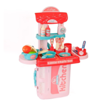 Kit Cozinha Infantil 3 em 1 Maleta Chef