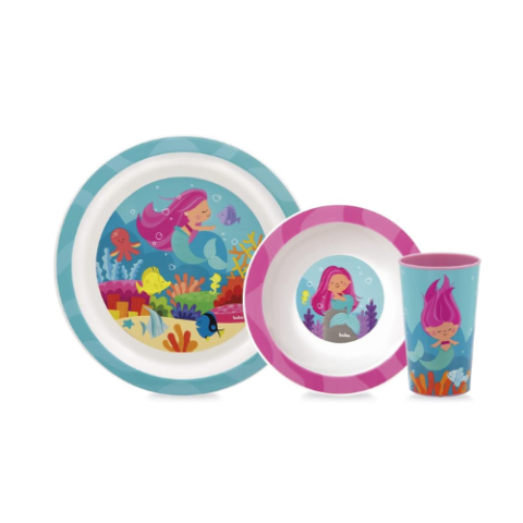 Kit Refeição BUBA Aventuras Sereia